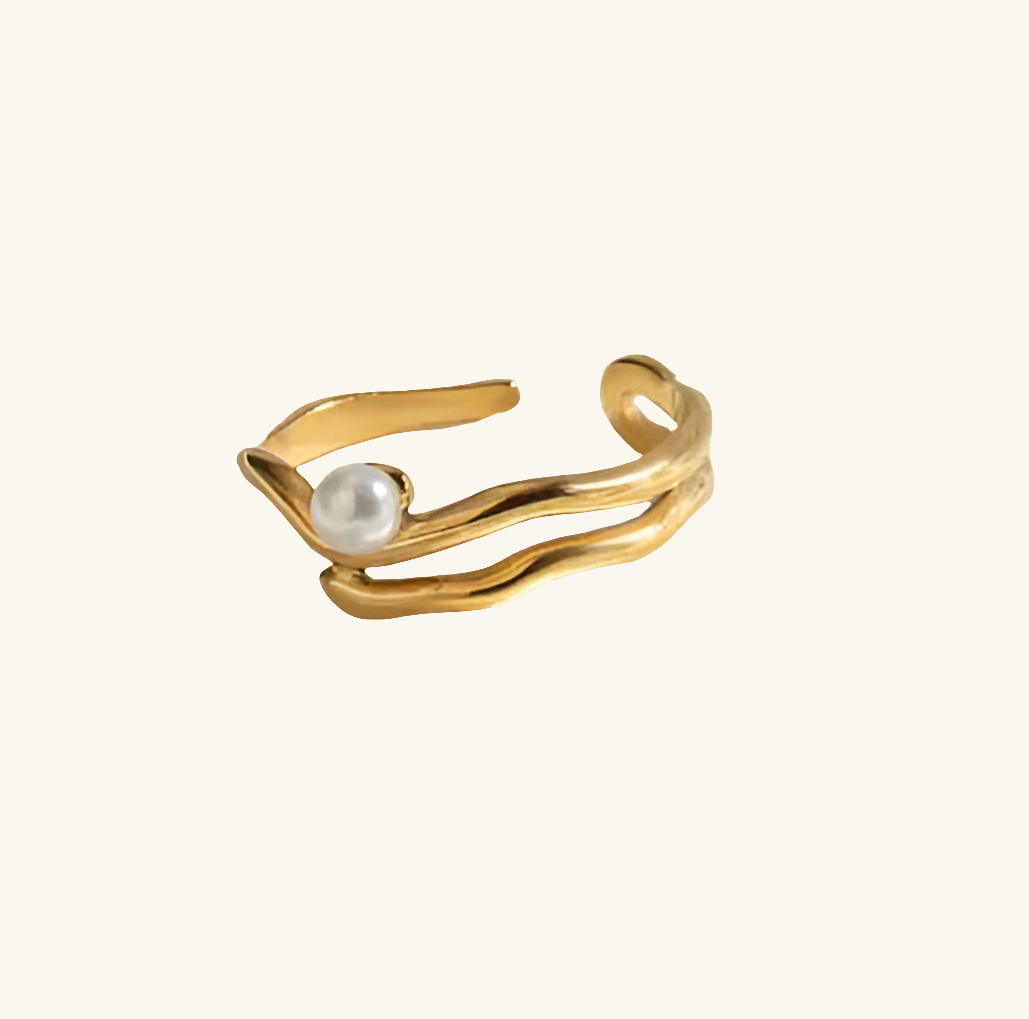 The Selene Pearl Ring