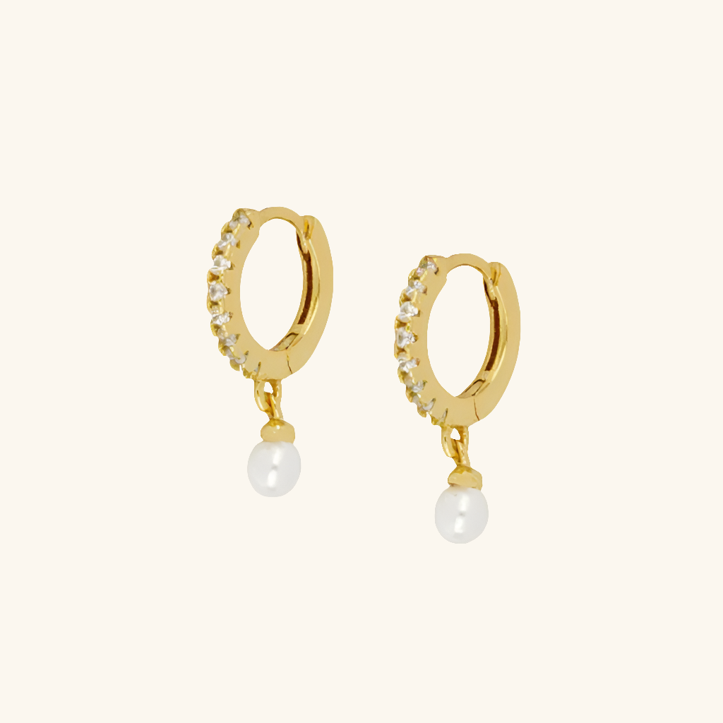The Pearl Edit-Luxe Drop Earrings
