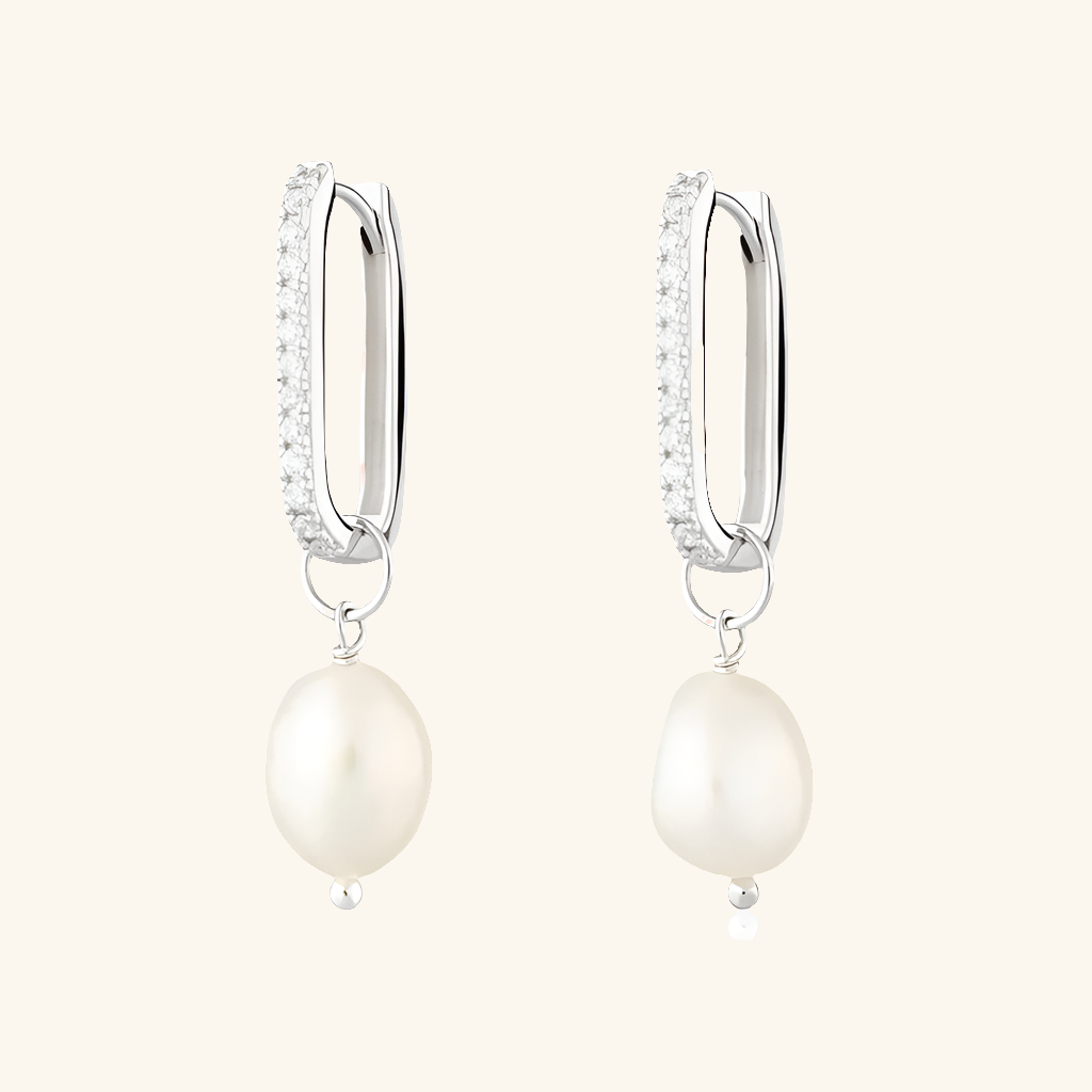 The Pearl Edit-Luxe Drop Earrings